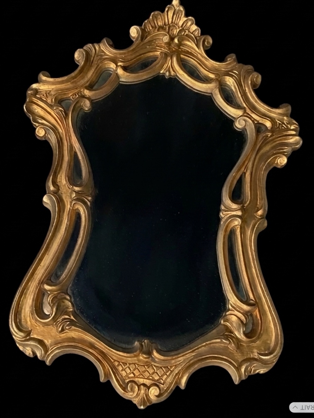 Vintage Rococo Style
Ornate Gilt Wall Mirror